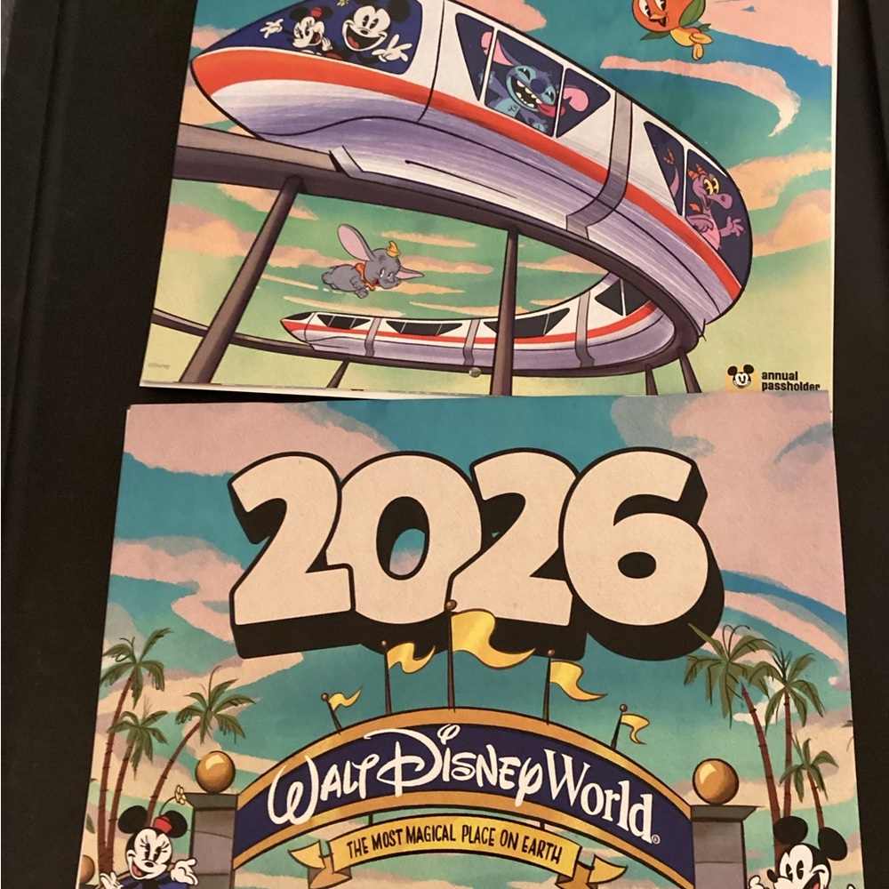 2 Disney Calendar 2026 new